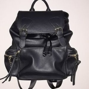 Vegan leather backpack